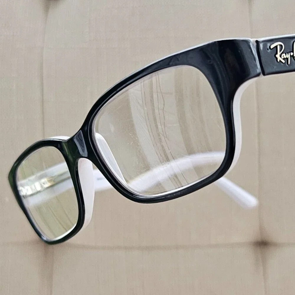Ray-Ban Youth Eyeglasses Frame Black/White Glasses RB1527 45[]15 125